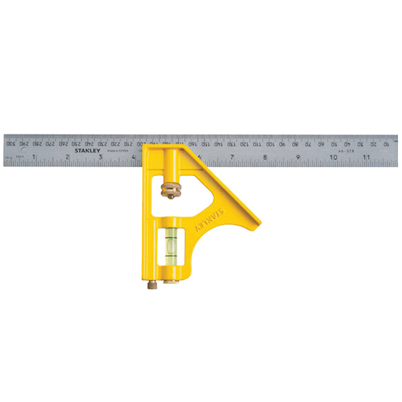STANLEY STHT46143-23 Metric Movable Right Angle Ruler 300mm Angle Ruler ...
