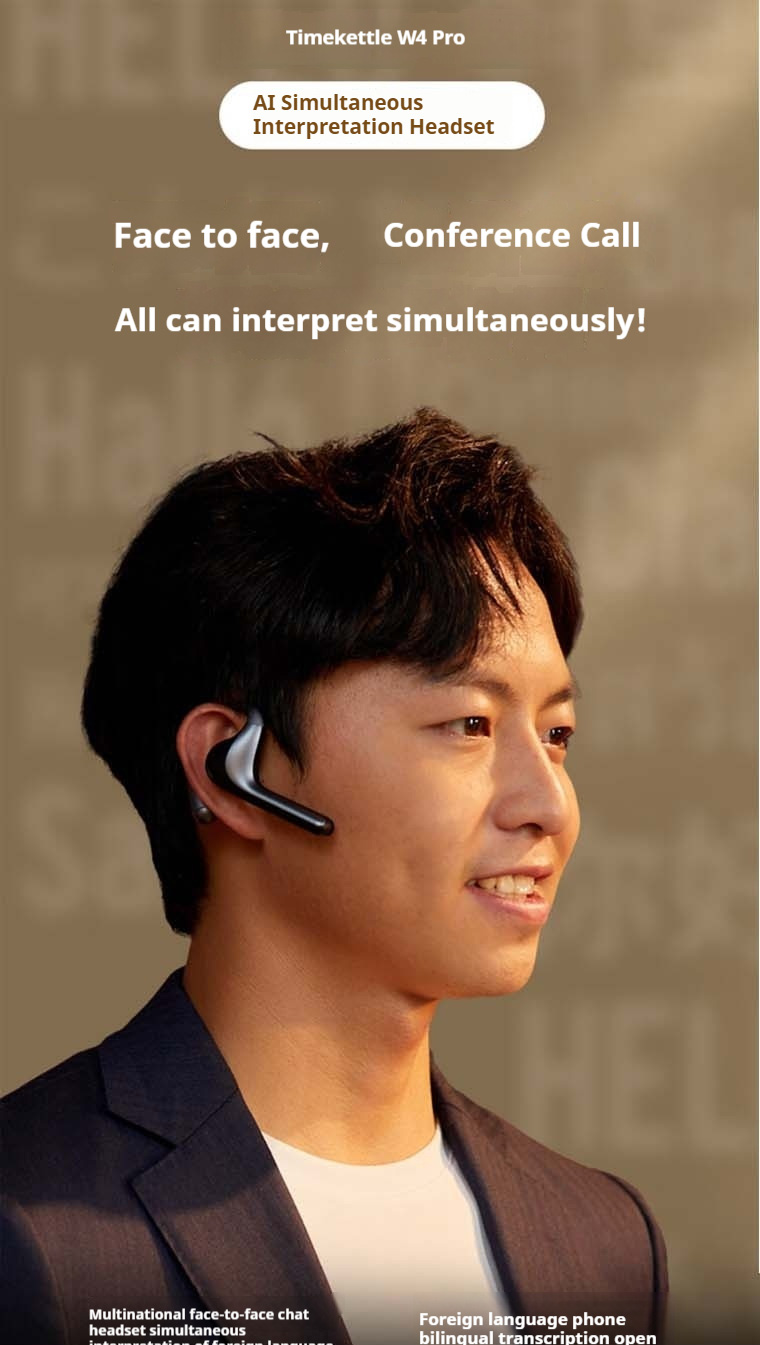 Timekettle W4 Pro simultaneous translation headset simultaneous ...