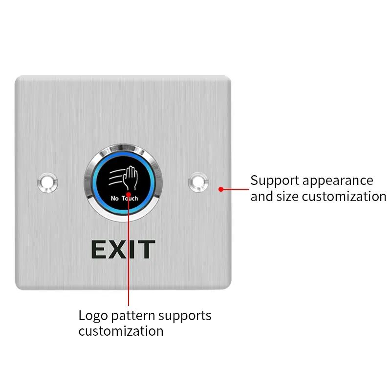 Contactless Infrared No Touch Exit Button IR Door Lock Release Switch ...