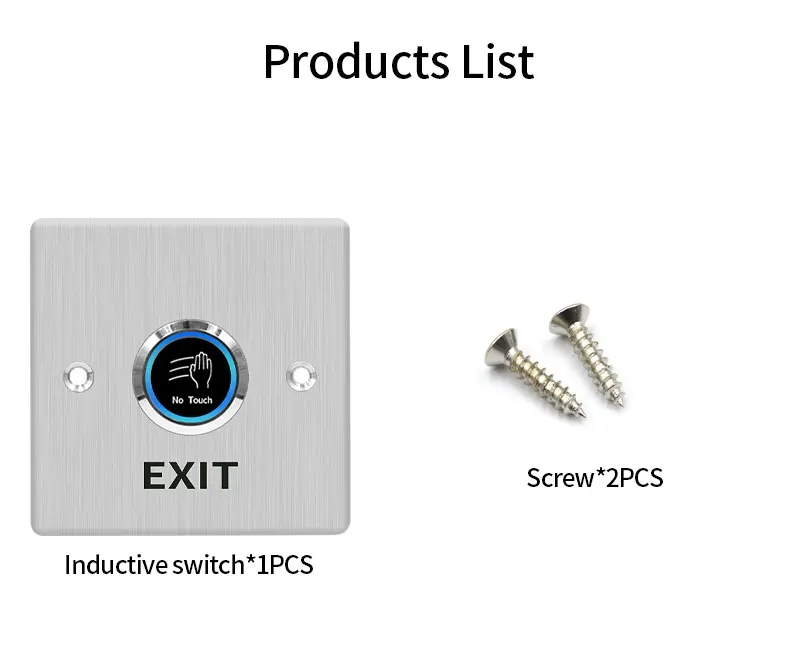 Contactless Infrared No Touch Exit Button IR Door Lock Release Switch ...