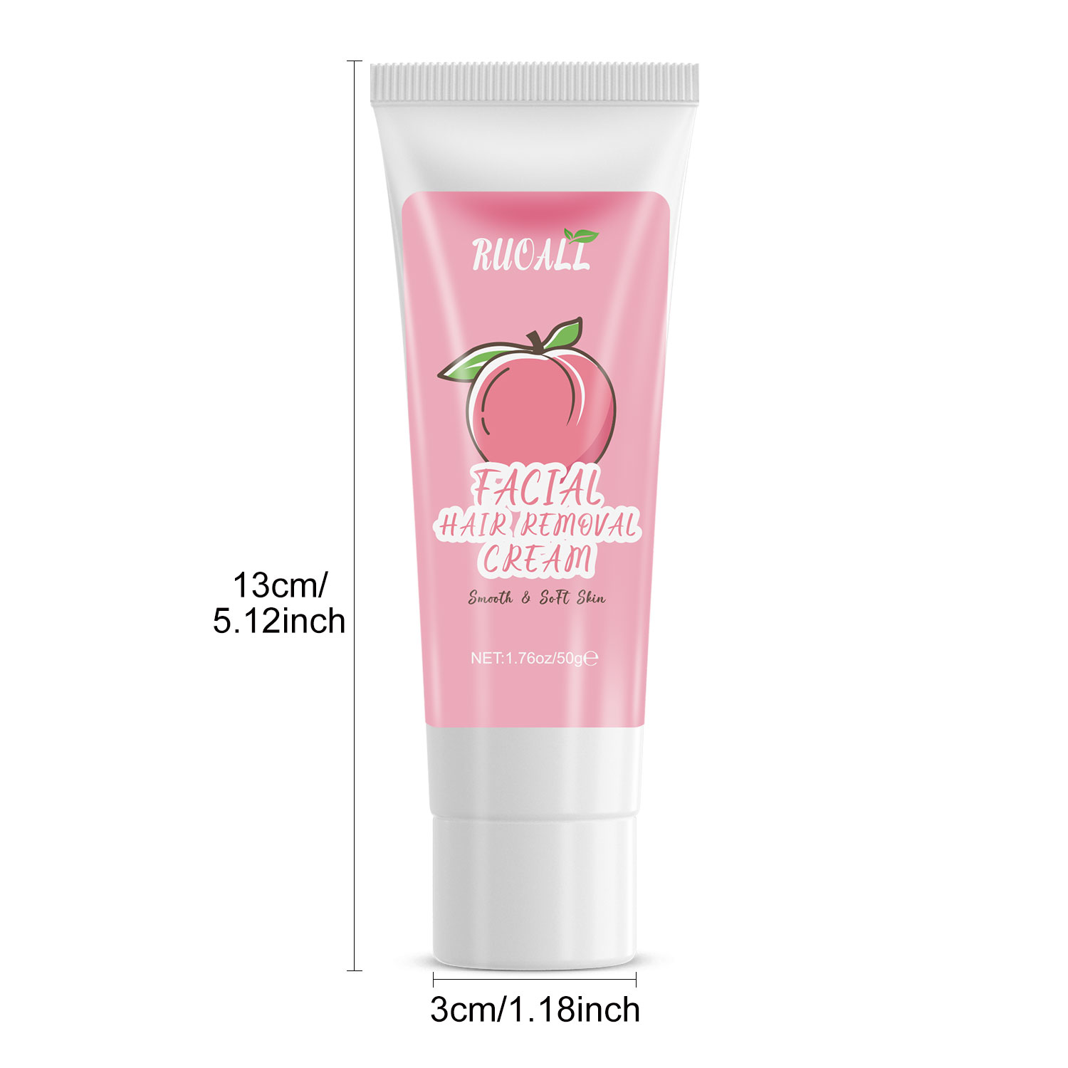 Peach Face Removal Cream Gentle And Non Irritating Facial Hair Removal ...
