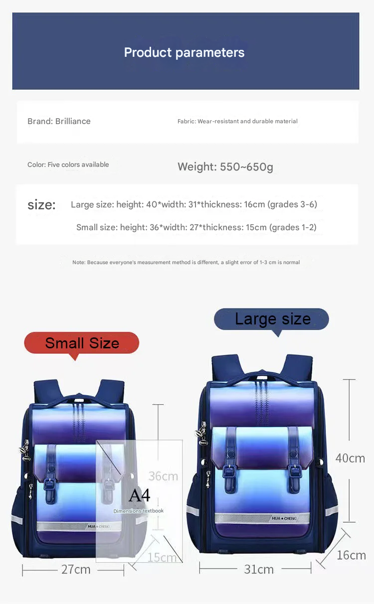British Style Primary Students Schoolbag/Backpack main image 1