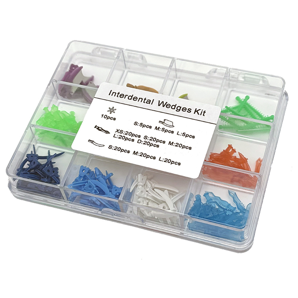 185Pcs Dental Interdental Wedges Tooth Gap Wedge Dental 12 Type Tulwar ...