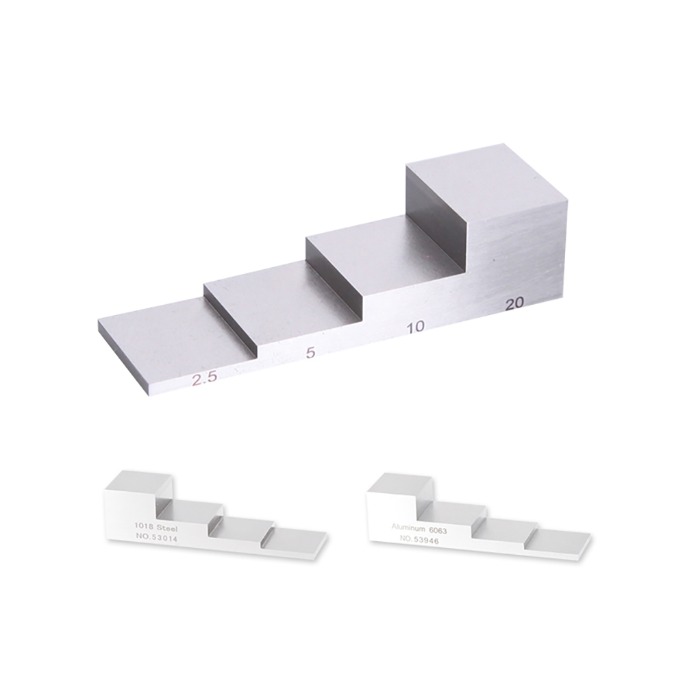 YUSHI UT 4-Step 2.5mm/5mm/10mm/20mm Block Test Blocks Ultrasonic ...