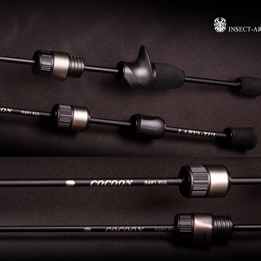 INSECT-COCOON Only 41g Single Piece Integrated Fishing Rod Non ...