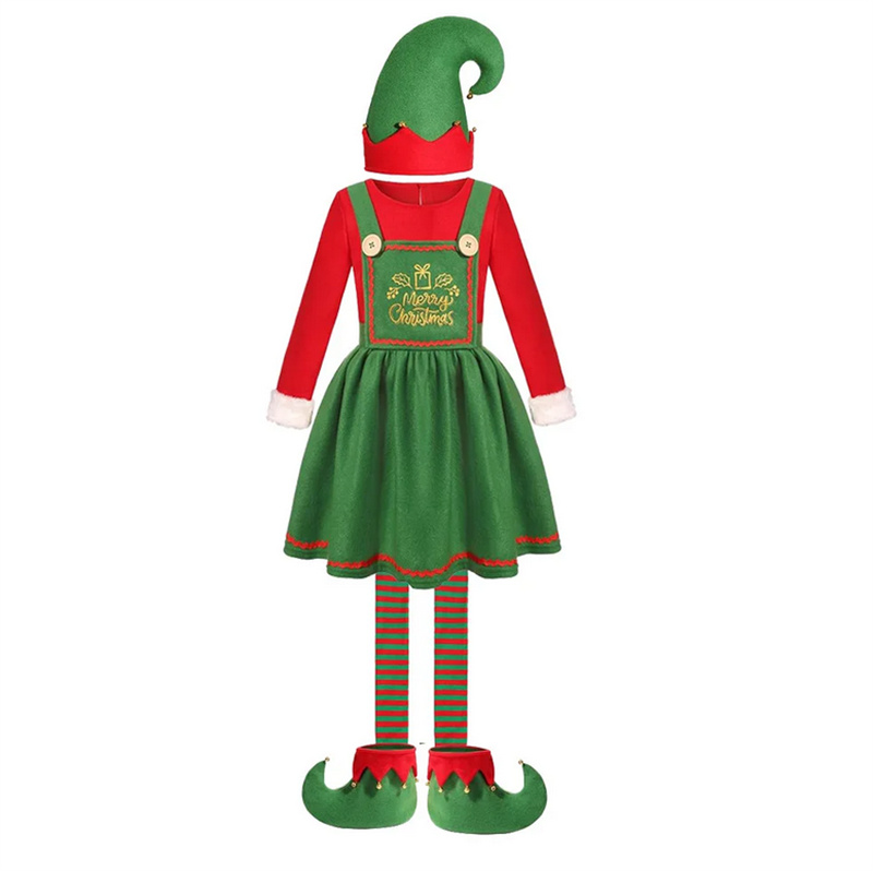 New Arrivals Adult Christmas Costume Children's Christmas Elf Suit Red ...
