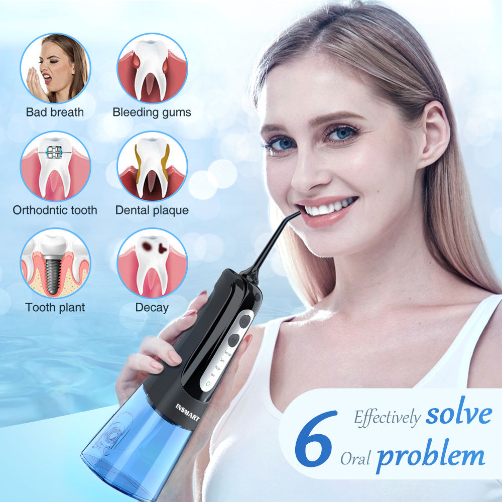 Upgraded Cordless Dental Teeth Irrigator Portable Water Flosser Rechargeable Ipx7 Waterproof - View #3