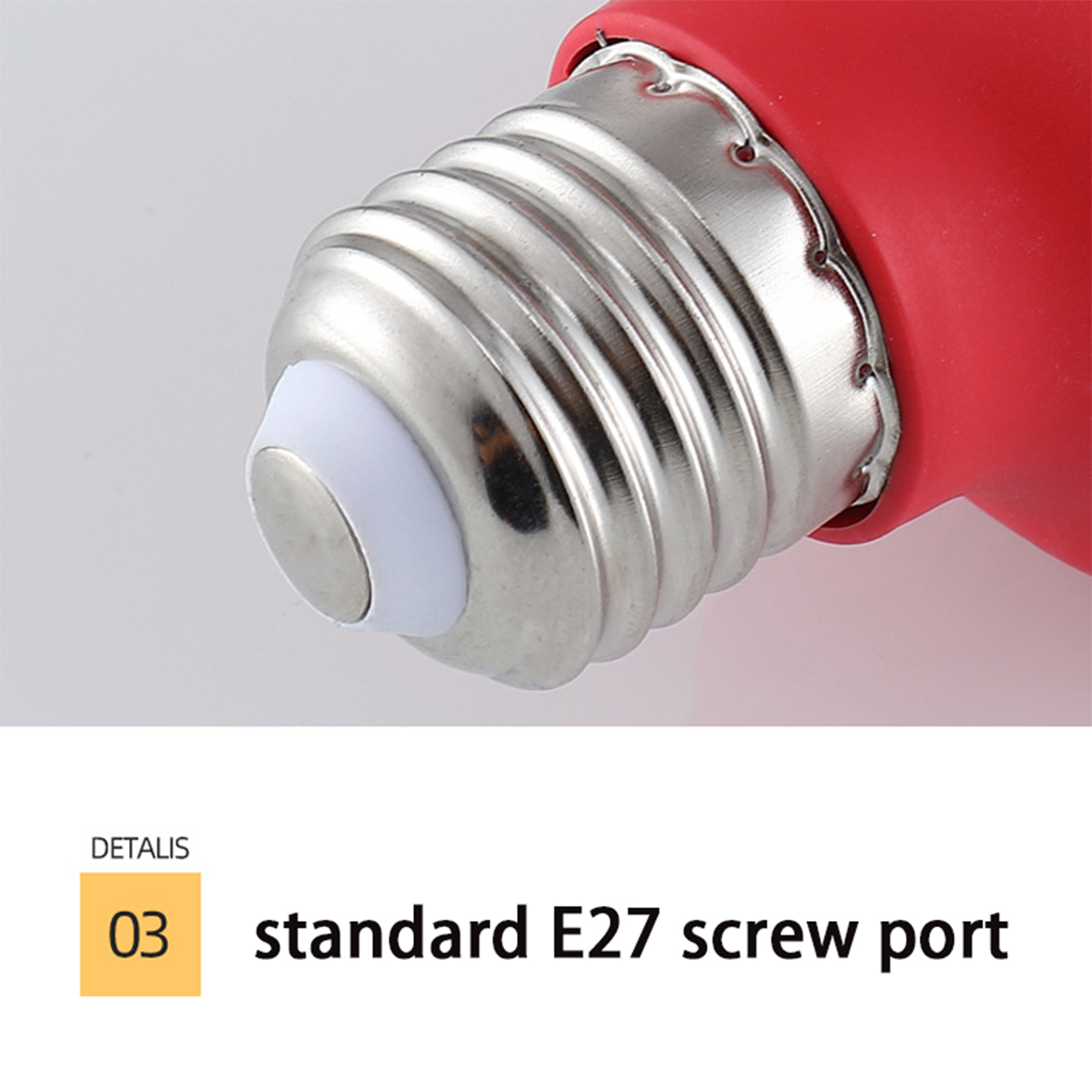E27 Led Light Bulb Red Lantern Lamp Energy-saving High Plastic 5w-20w ...