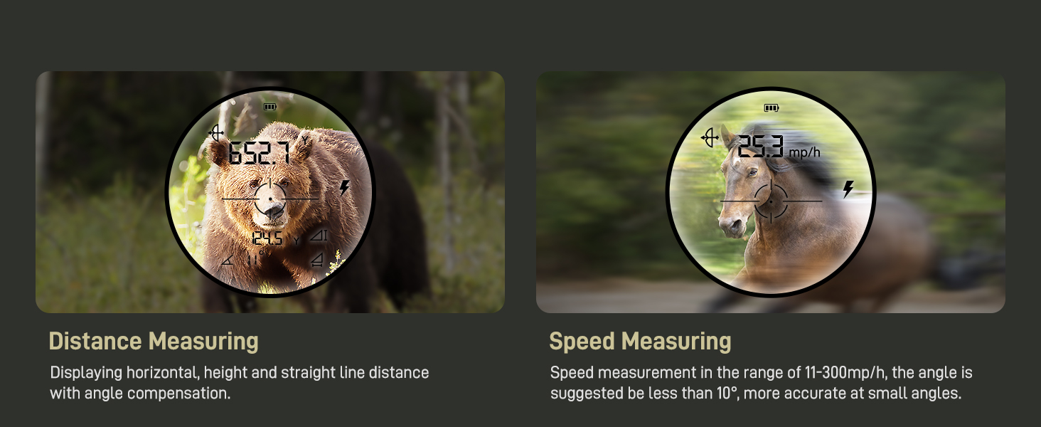 thumbnail image 2 of REDTIGER H016 Laser Rangefinder For Hunting - 1600 Yards, 7X Magnification, All Purpose 2 of 3
