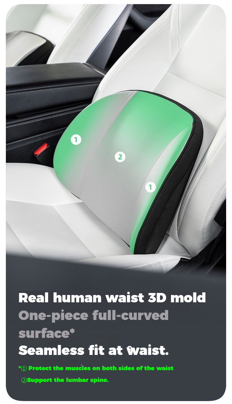CICIDO Car Seat Back Cushion Neck Pillow waist support Car Lumbar ...