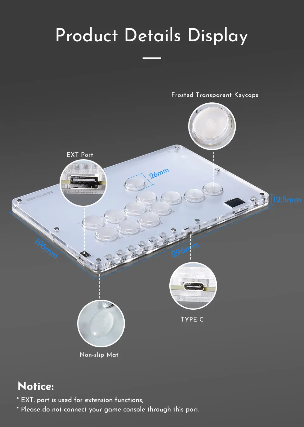  haute42 cosmox mini hitbox leverless controller games for pc ps3