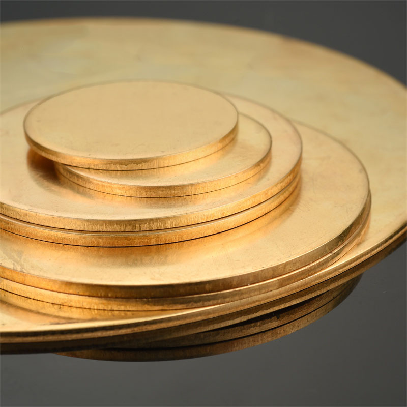 Brass Sheet Round Circle Disc - 35mm X 3mm Brass Plate For Crafting & DIY Projects