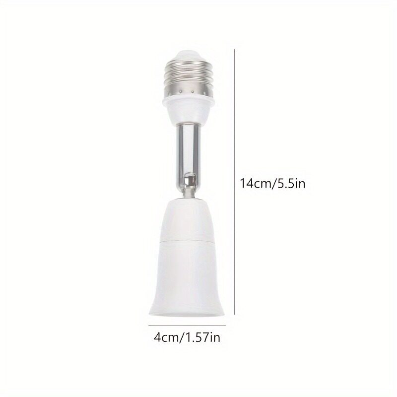 1PC Led Light Bulb Lamp Holder E27 to E27 Flexible Extend Extension ...