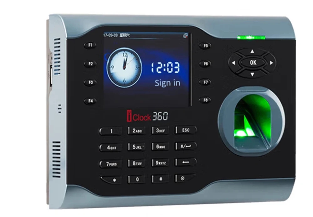 USB TCP/IP Iclock360 RFID Card Biometric Fingerprint Recognition Time ...