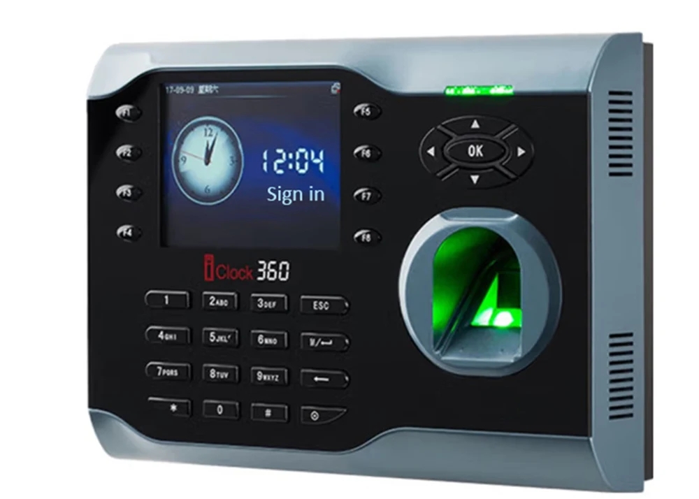 USB TCP/IP Iclock360 RFID Card Biometric Fingerprint Recognition Time ...
