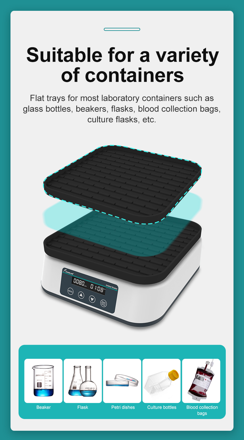 JOANLAB Orbital Shaker Digital Display Shaker Laboratory Multi-purpose ...