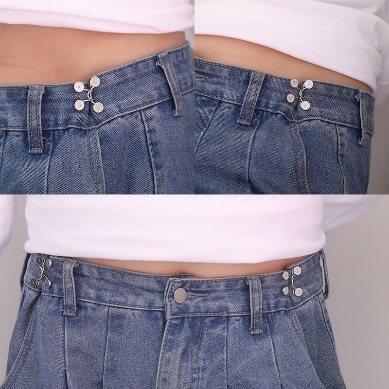 【YUNYUAN】 Pants Waist Buckle Jeans Metal Buttons for Clothes Removable ...