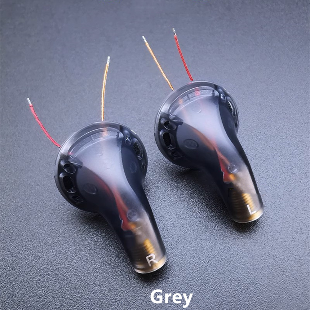 1 Pair 15.4mm Flat Head Earbuds Shell DIY MX500 Earphone Shell Earbud ...