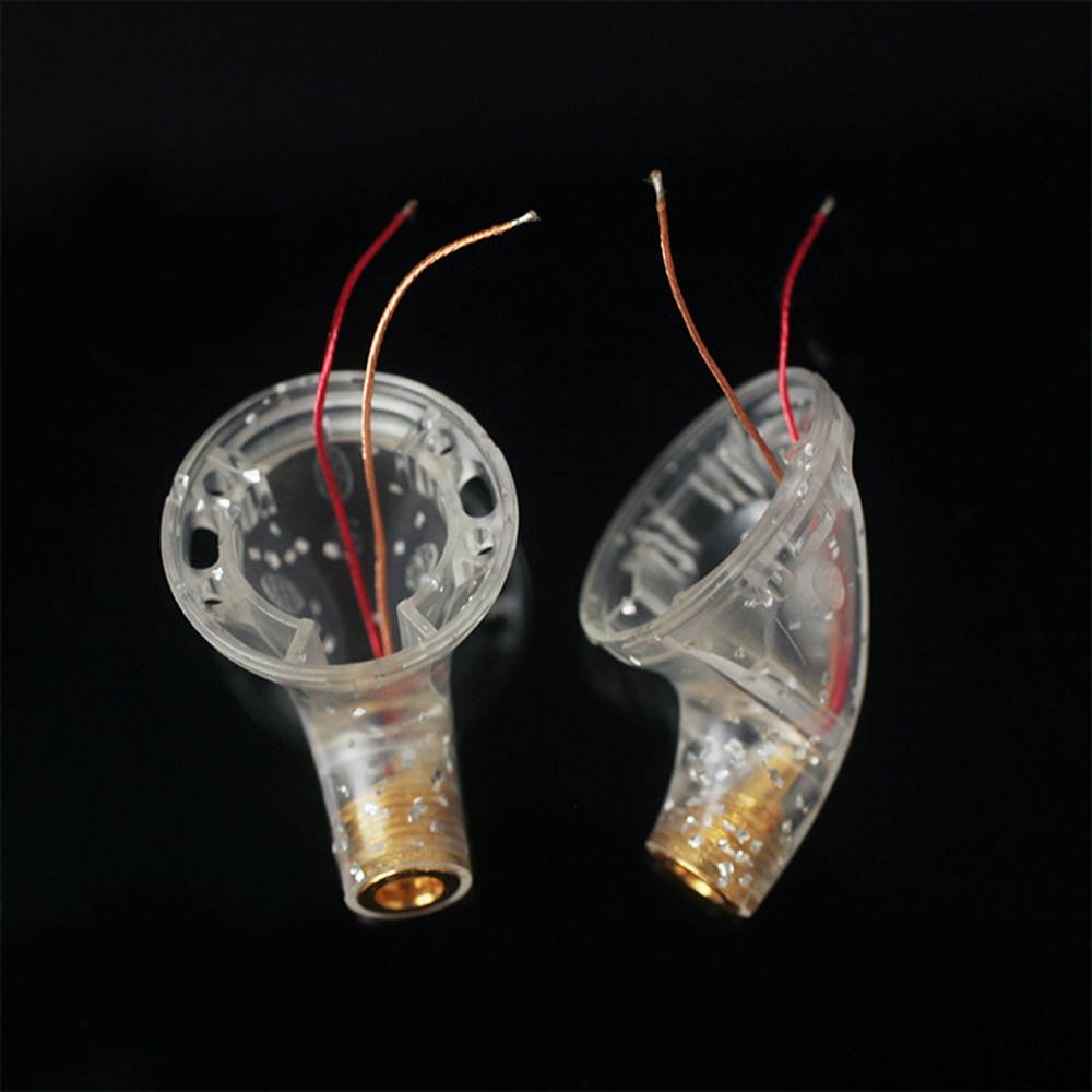 1 Pair 15.4mm Flat Head Earbuds Shell DIY MX500 Earphone Shell Earbud ...