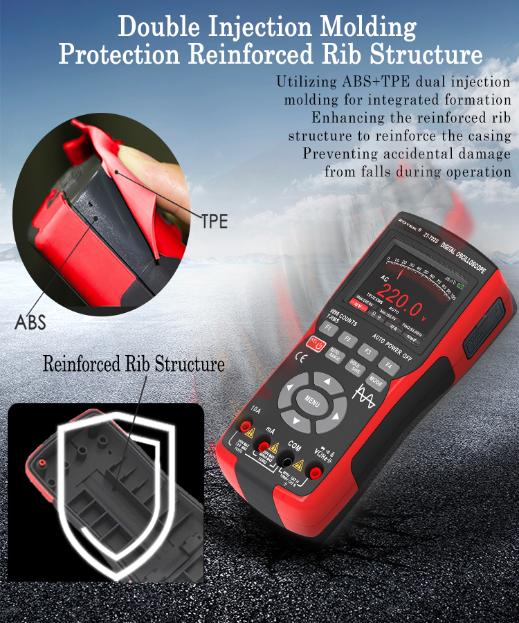 Handheld Oszilloskop & Multimeter ZT-702S – 10 MHz, 48 MSa/s, 2-in-1 Mit Touchscreen