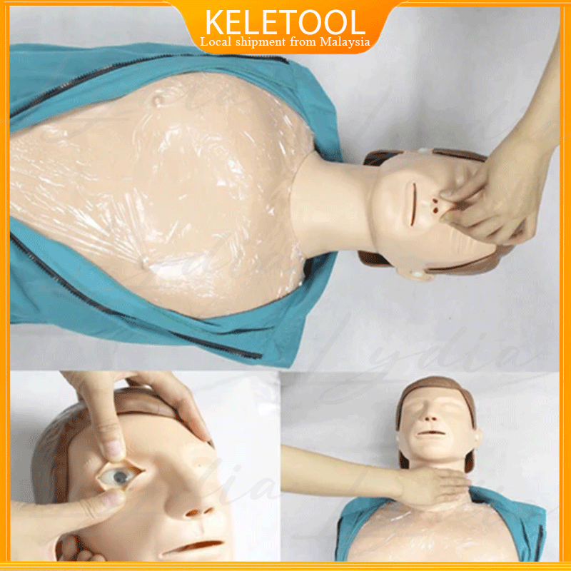 cpr manikin Half Body Medical Adult CPR Nursing Manikin Model Training ...