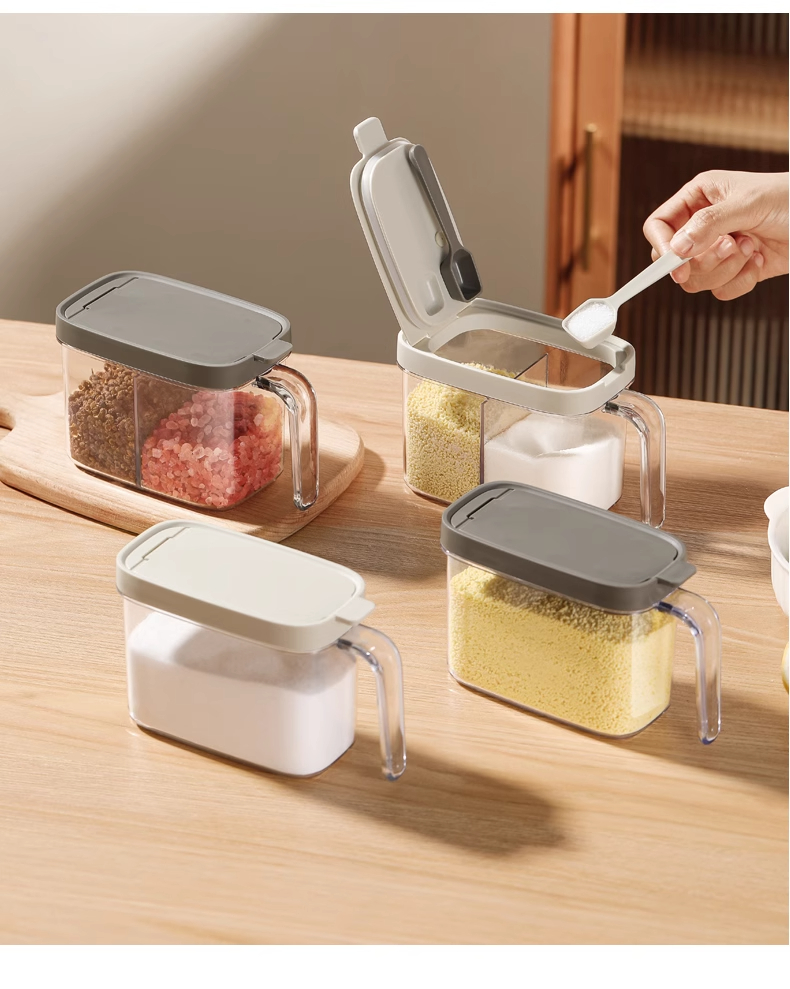 Kitchen Seasoning Storage Jar Airtight Spice Container Bekas Garam Gula ...
