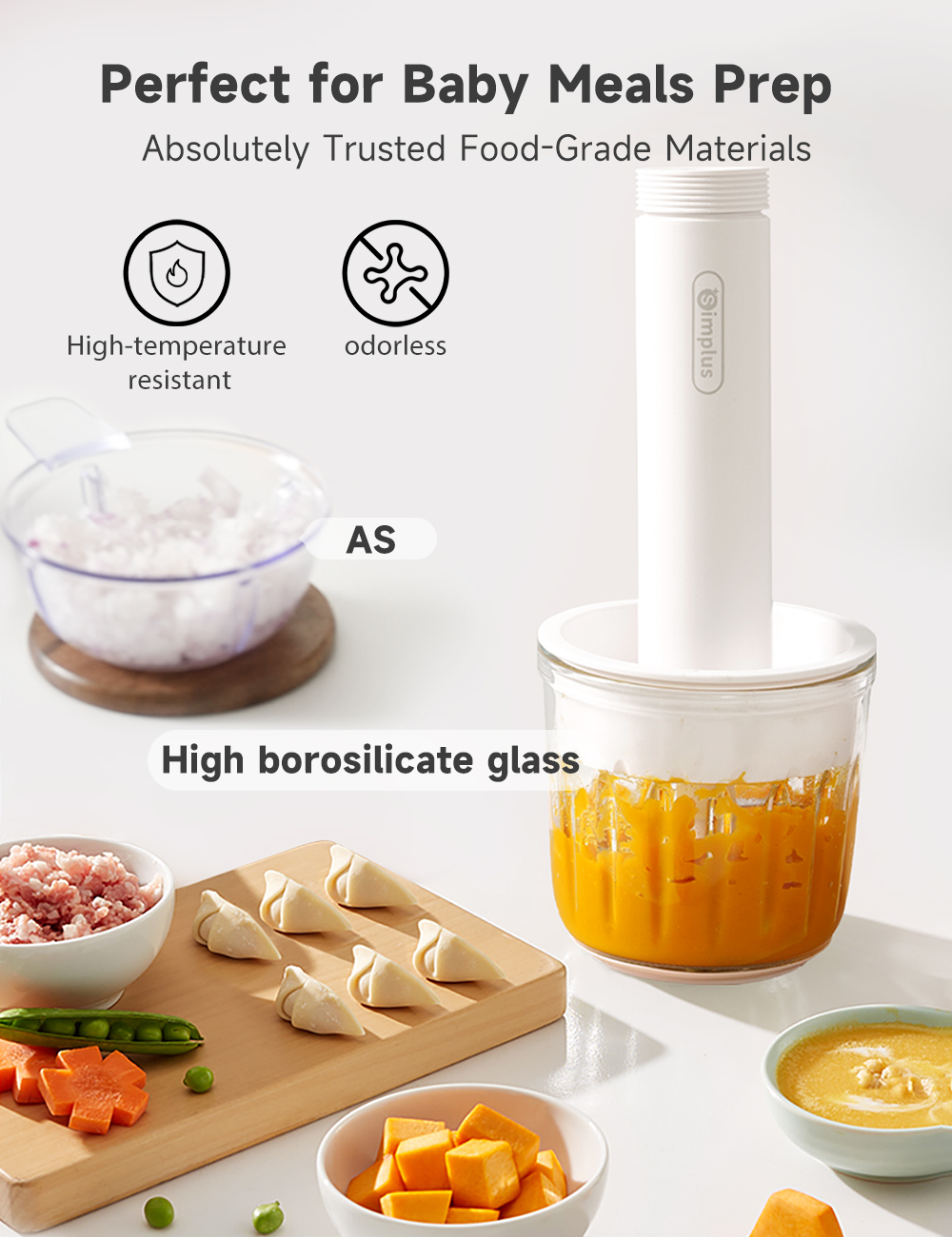 Simplus Multifunctional Household Electric Chopper DDJR006 Pengisar ...