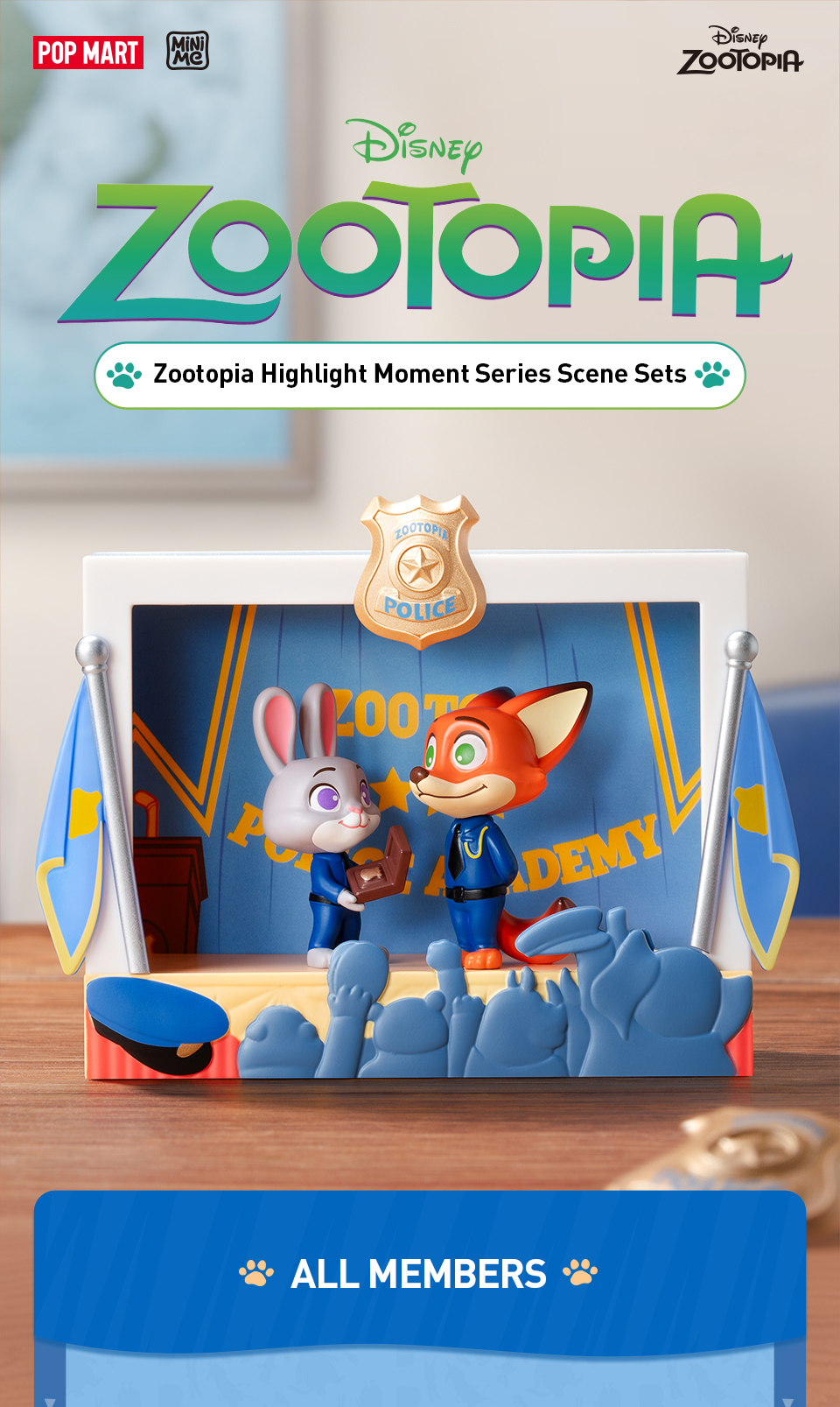 POPMART zootopia ほぼコンプリートセット Zootopia Highlight Moment Series Scene Sets - POP MART (Japan)