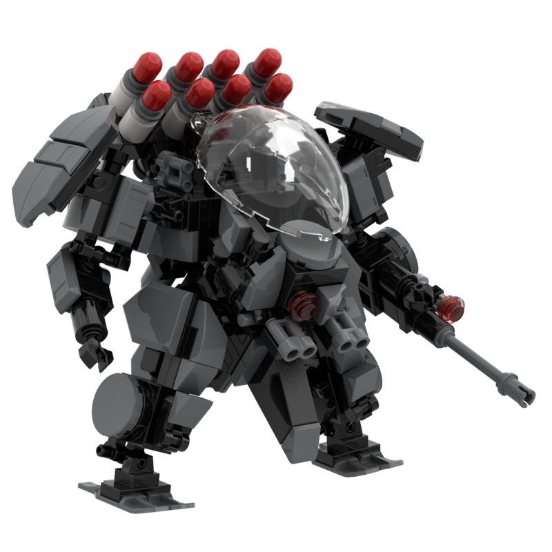 [MOC]Skyfire Manned Mecha Building Blocks 277 Pcs Mecha Bricks Toy Set ...