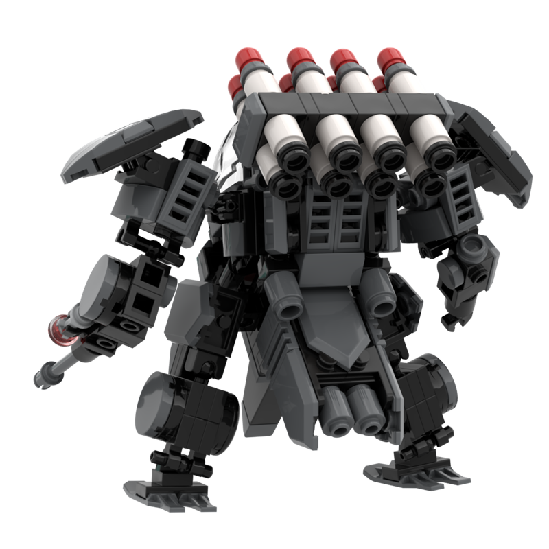 [MOC]Skyfire Manned Mecha Building Blocks 277 Pcs Mecha Bricks Toy Set ...