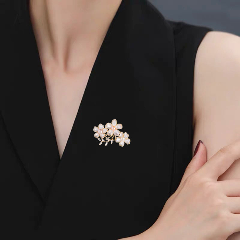 Simple Flower Brooch Flower Pins |Elegant Pins for dress hijab pin ...