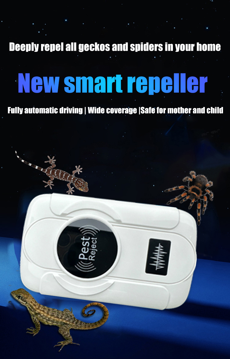 AI chip 360° intelligent Lizard repellent ultrasonic 3 Pin UK Plug ...