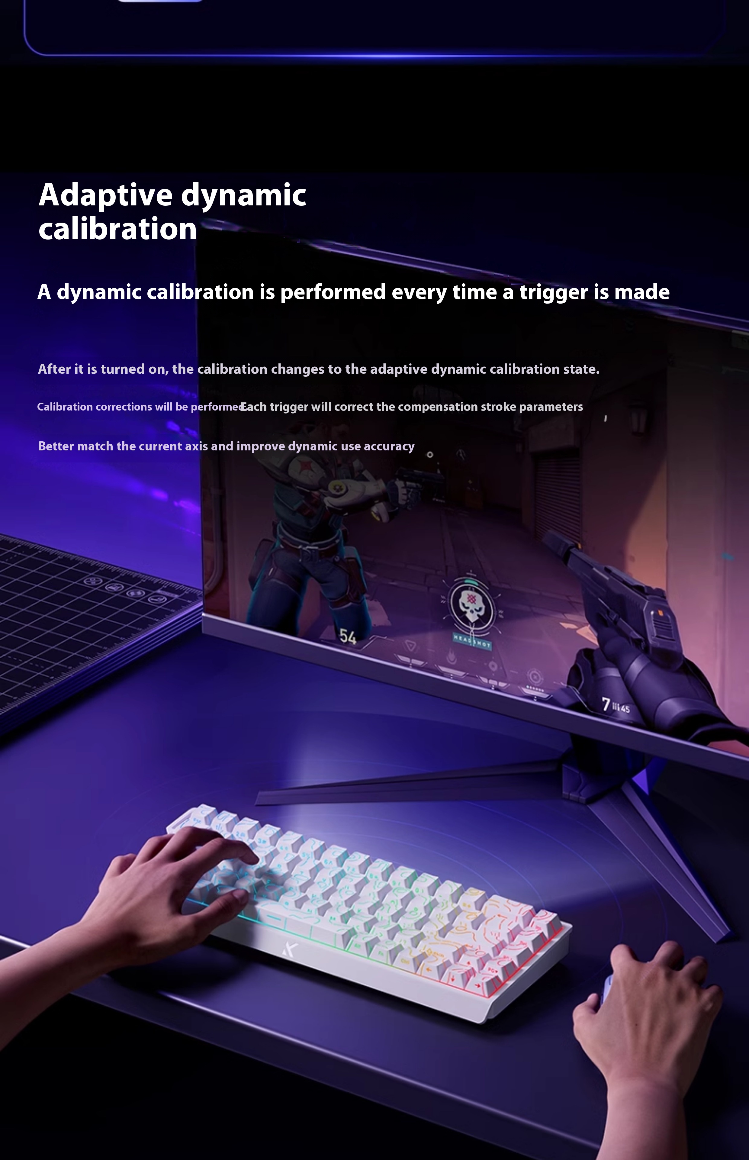 MCHOSE Ace 68 Magnetic Mechanical Keyboard 65% Hot swappable RGB 0.01ms ...