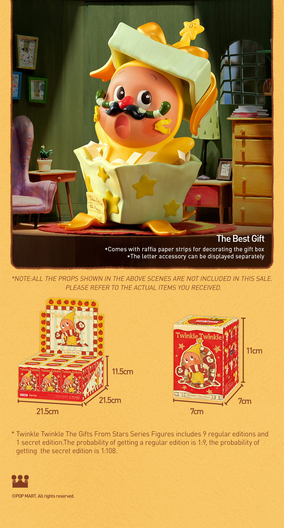 その他 POPMART Twinkle The Gifts From Stars Twinkle Twinkle The Gifts From Stars Series Figures - POP