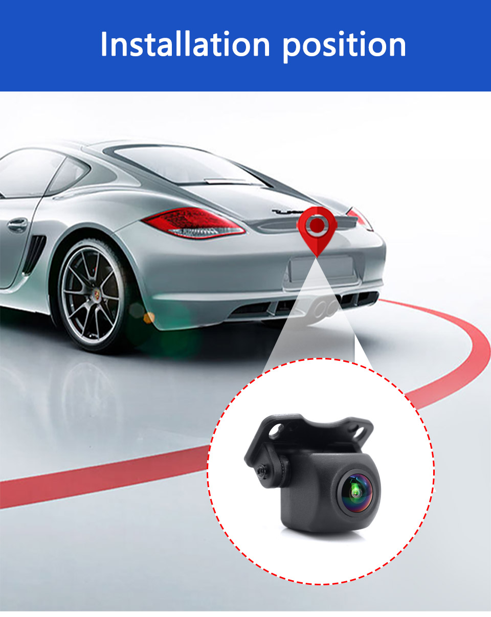 NEW AI Car AHD Rear View Camera Black Night Vision Wide Angle ...