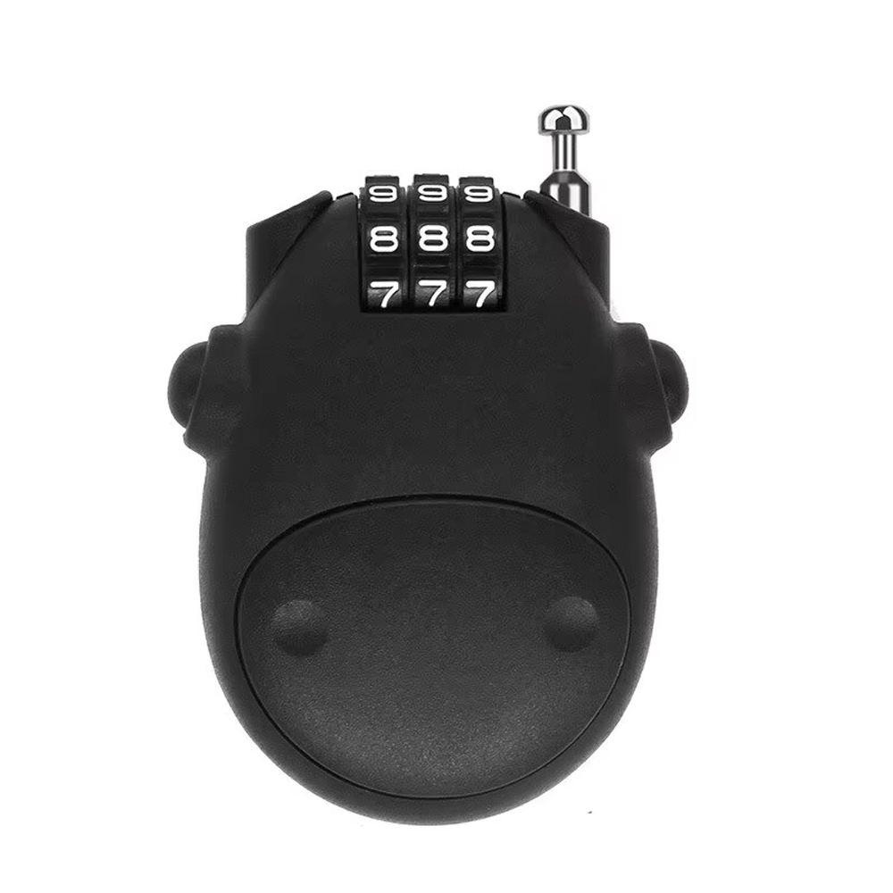 Bicycle Steel Cable Code Lock Suitcase Car Sled Telescopic Wire Rope ...