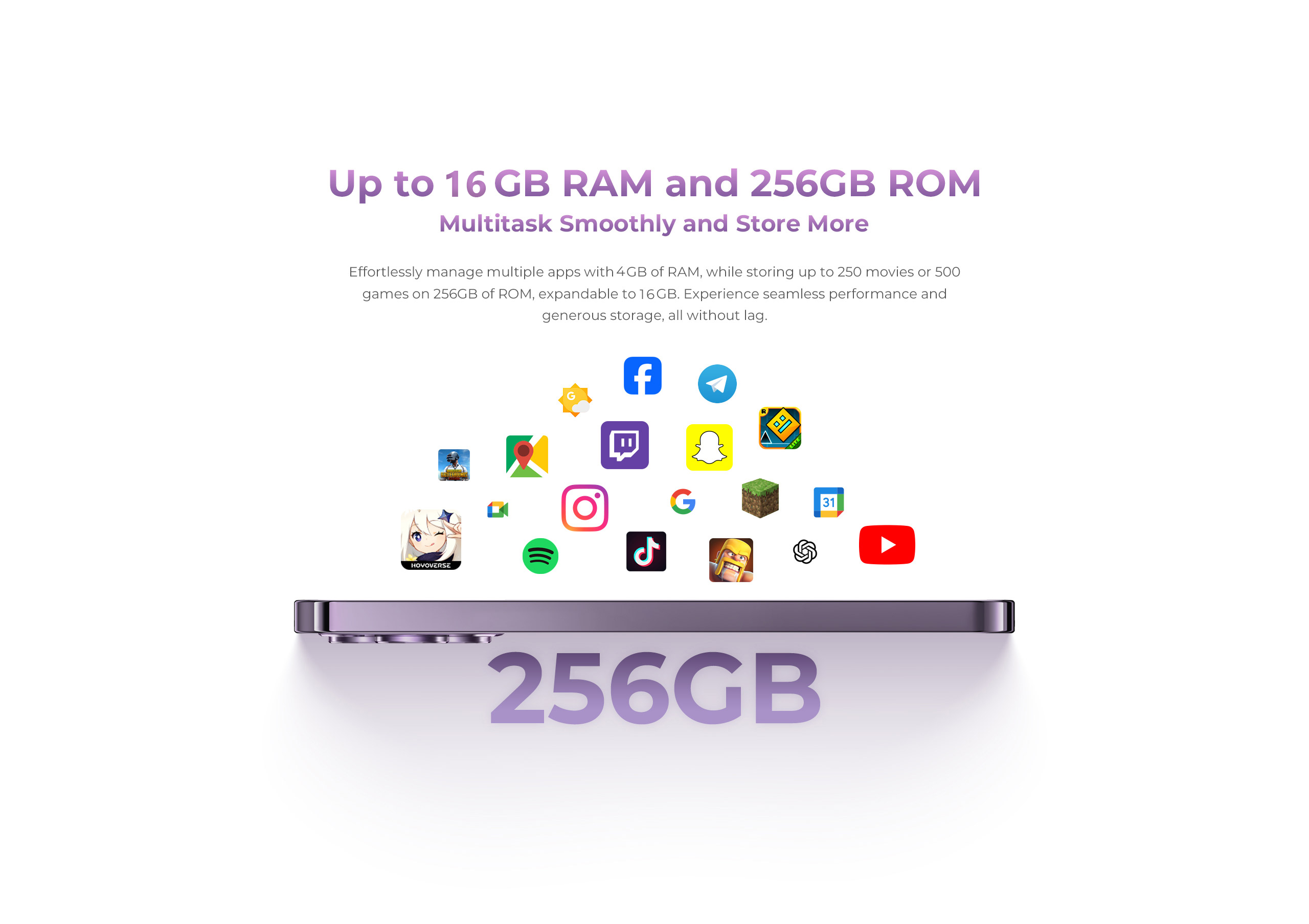 OUKITEL P1 With In-Display Fingerprint Screen 16GB+256GB 6.72