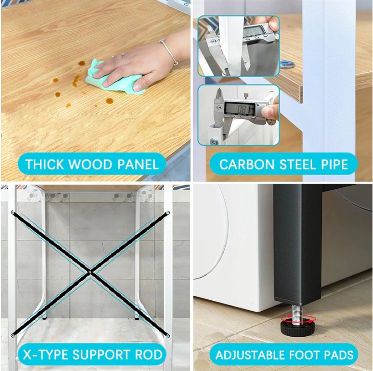 1/2/3 Floor Roller/Clam shell washing machine storage rack Balcony ...