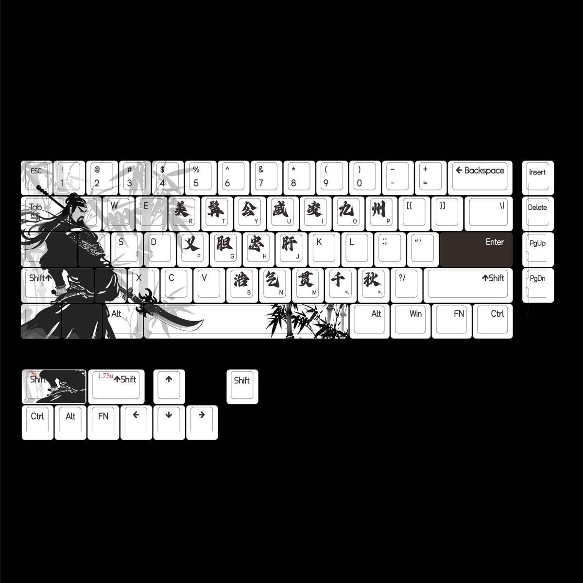 Ancient Chinese Heroes Three Kingdoms Period 75 Cherry Profile Dye Sub ...