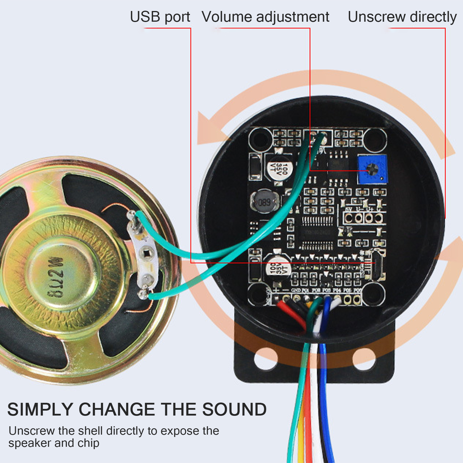 [Local delivery] 6-30V New Car Start Voice Custom 4-channel Trigger ...