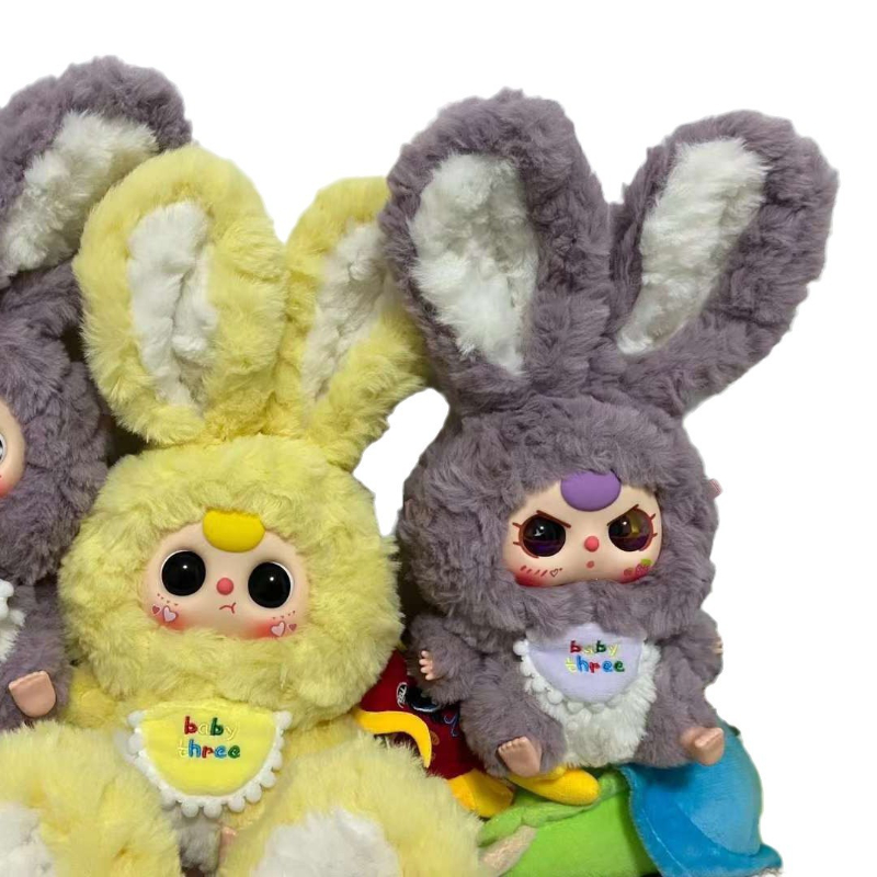 Baby three Little Lily Town Rabbit Cute Bunny Good looking eyes ...