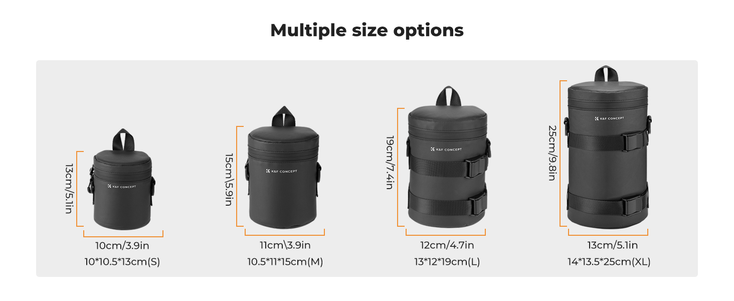 Extra Large Camera Lens Bag For Sony 400-800mm - Padded Waterproof Case With Adjustable Strap For A7, A9 Series