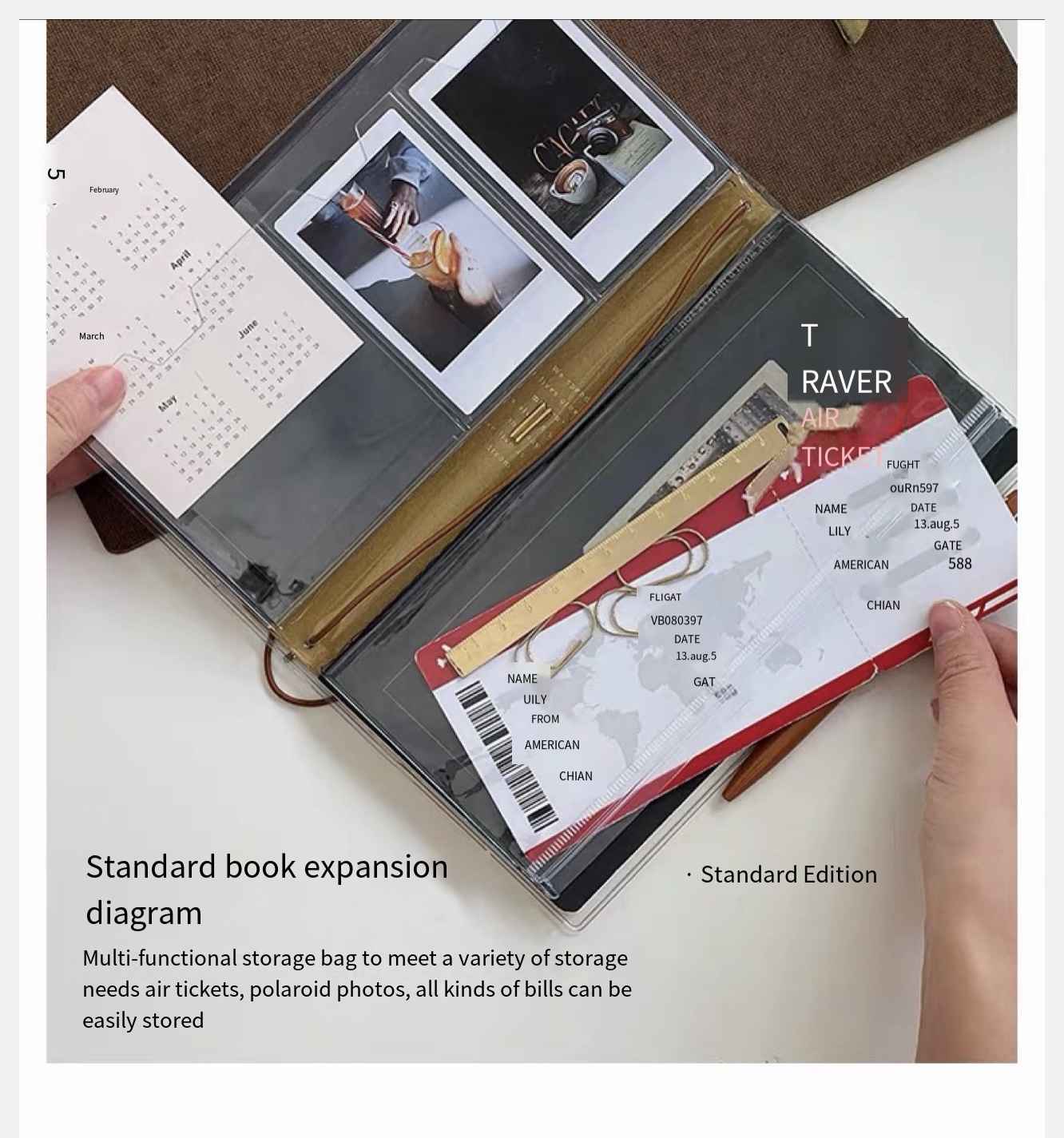 TN Passport book Travel Notebook High Quality Diary Journal agenda 2025 ...