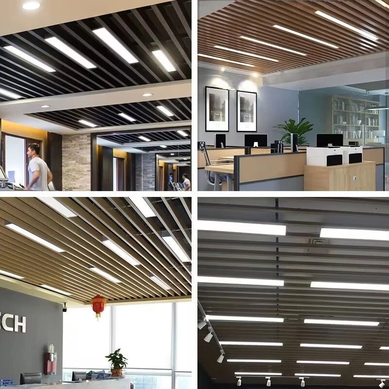 OOKAS LED T8 Linear Light Office Pendant Hanging Lamp Casing ...