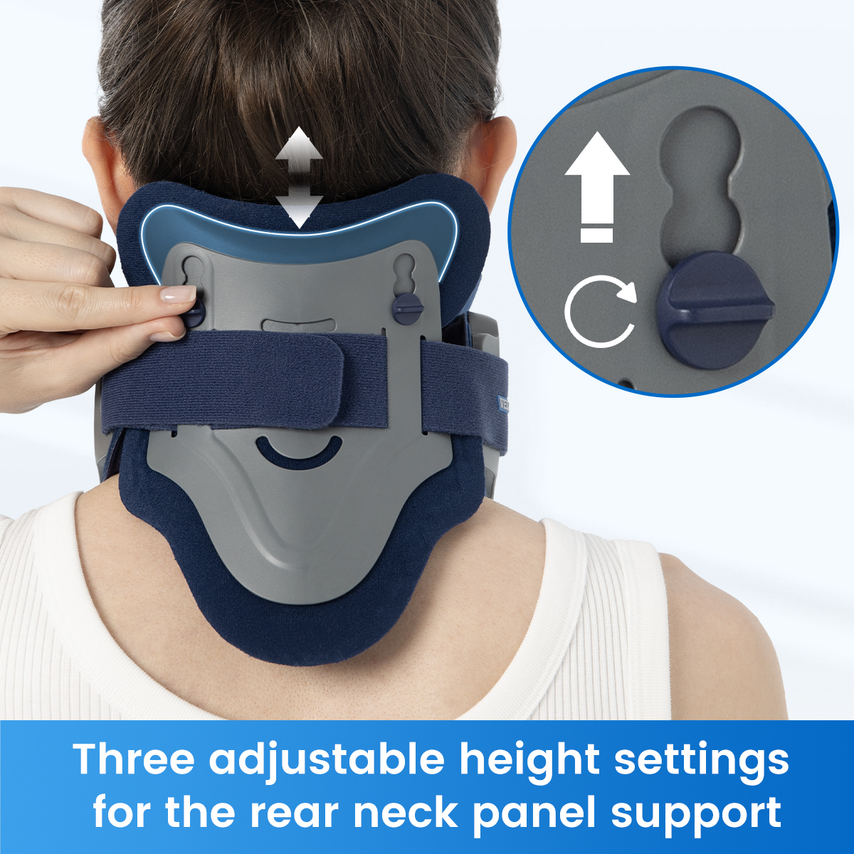 VELPEAU Cervical Neck Traction Device, Adjustable Neck Support Brace ...