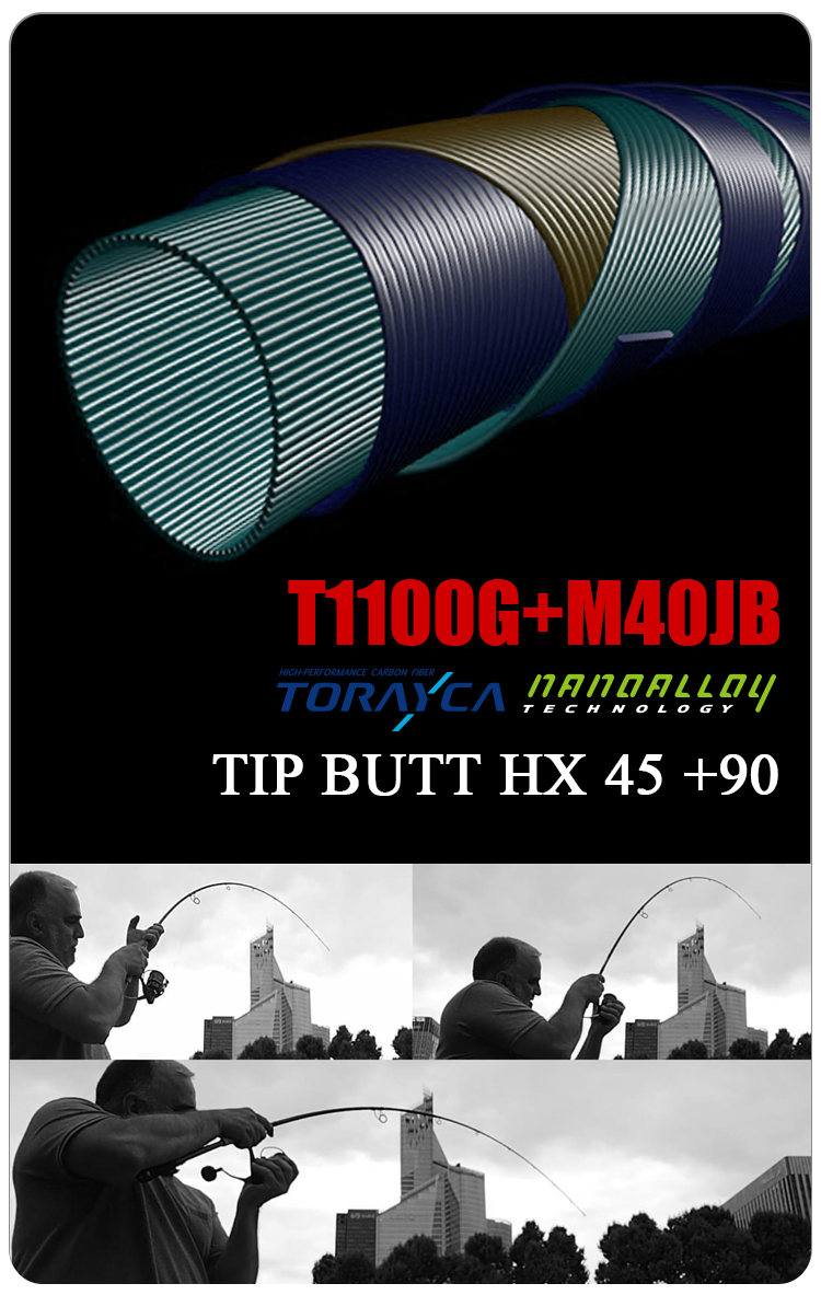 PURELURE XF/MF Action Sharpen Soft Lure Long Spinning And Casting Rods ...