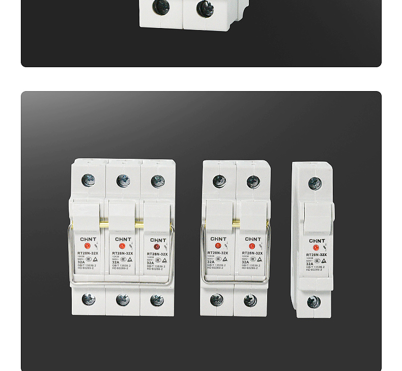 CHNT CHINT Fuse Base Holder Core RT28N-32 RT28N-32X RT28-63 R015 R016 ...