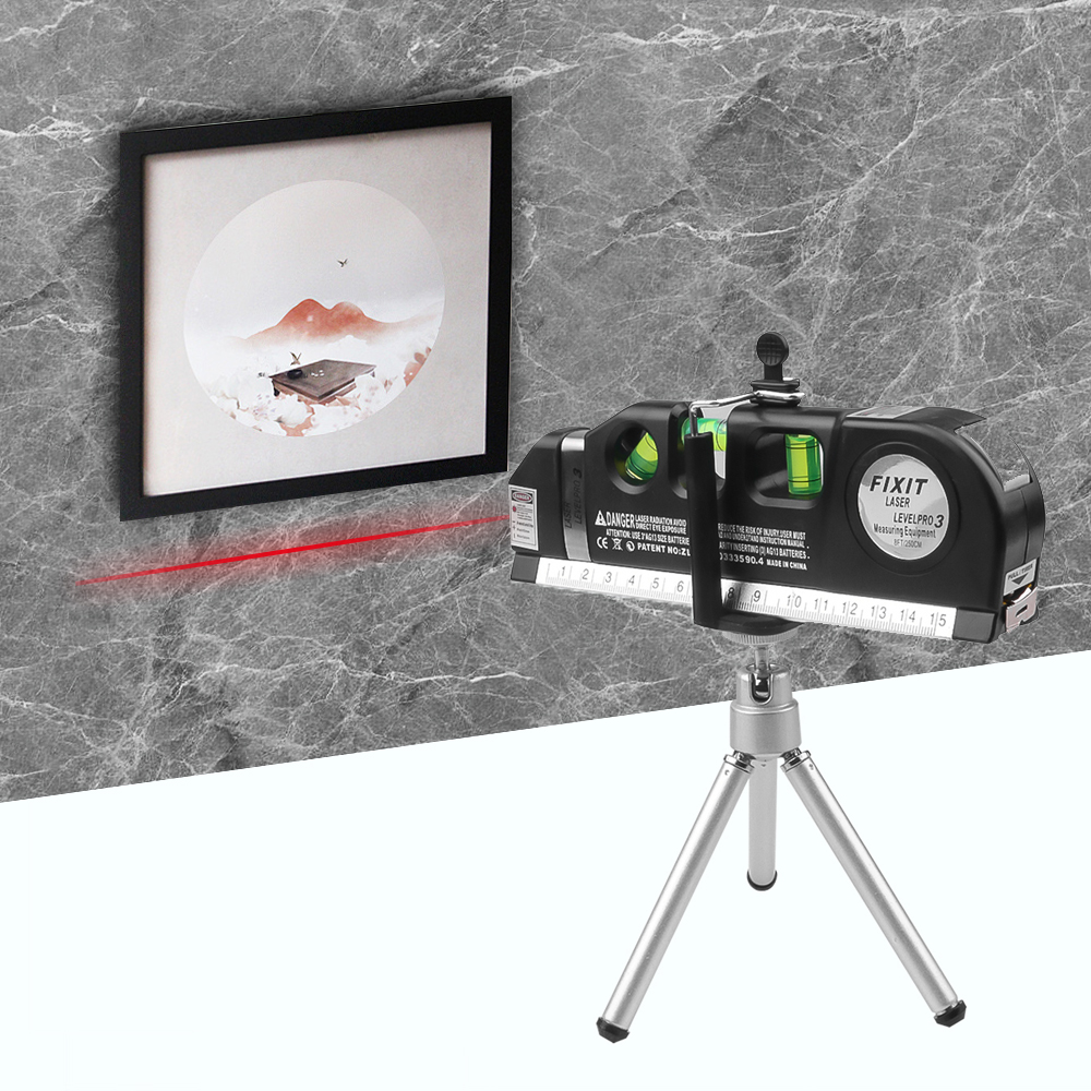 4 in 1 Infrared Laser Level With Tripod Horizontal Vertical Cross Line ...
