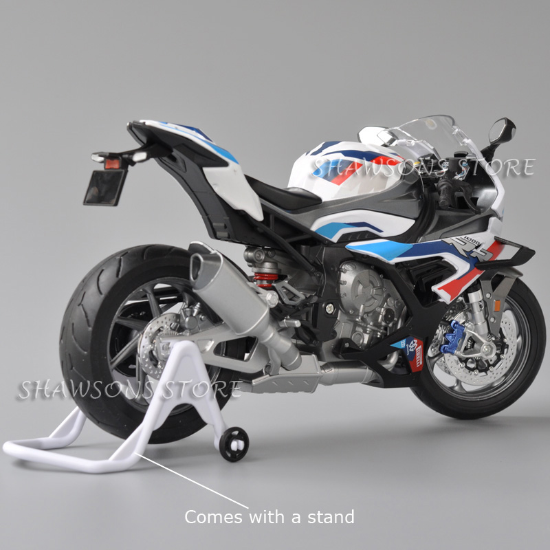 1:9 Scale Diecast Motorcycle Model Toy BMW M1000RR Racing Sport Bike ...