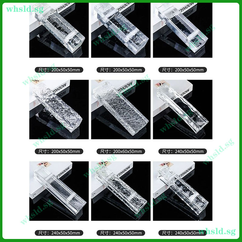 Transparent Crystal Glass Bricks Partition Wall Internet Celebrity ...